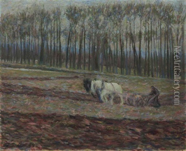 A Tiller Of The Soil Oil Painting - Theodore Earl Butler