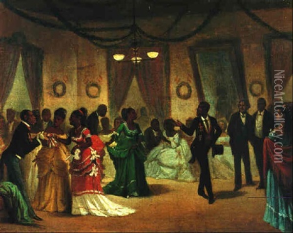 Baile De Negros Oil Painting - Victor Patricio Landaluze