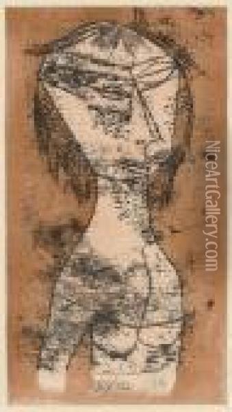 Die Heilige Vom Innern Licht Oil Painting - Paul Klee