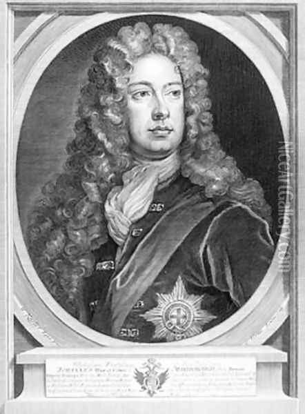 John Churchill 1650-1722 1st Duke of Marlborough Oil Painting - Sir Godfrey Kneller
