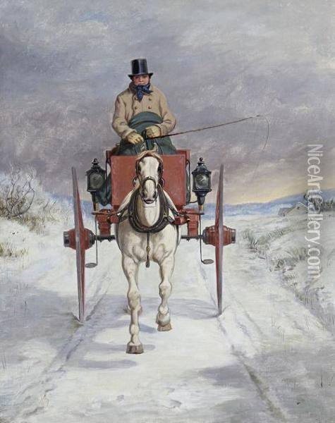 The King's Mail Oil Painting - Charles Cooper Henderson