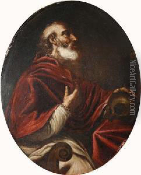 San Girolamo Oil Painting - Giovanni Battista Merano
