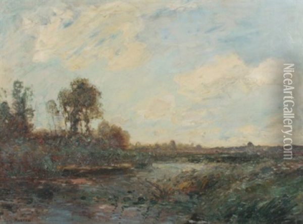 On The Samule, Longpree Oil Painting - Thomas Edwin Mostyn