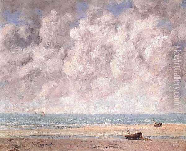 The Calm Sea Oil Painting - Gustave Courbet