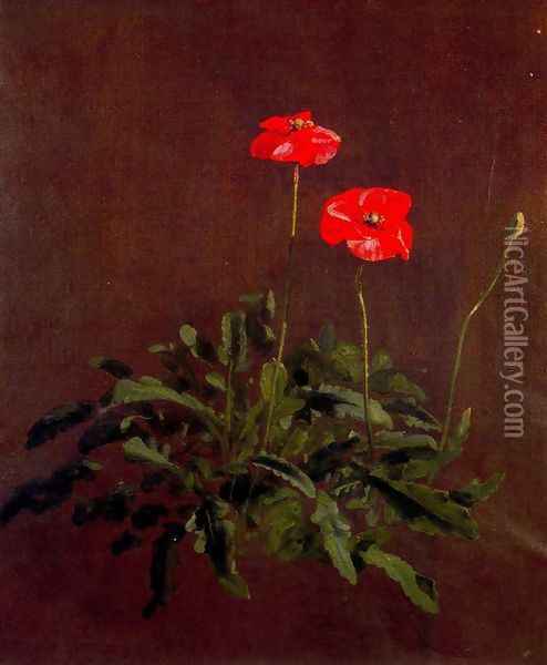 Studies of poppies Oil Painting - John Constable