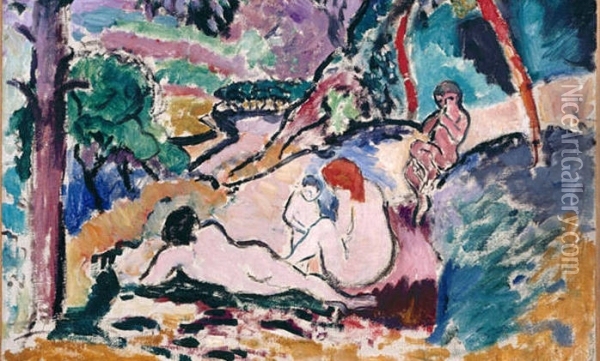 Pastoral 1905 (part) Oil Painting - Henri Matisse