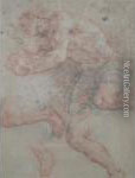 Study For A Figure Of Saint Jerome Oil Painting - Mattia Preti
