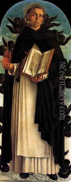 Polyptych of San Vincenzo Ferreri (central panel) Oil Painting - Giovanni Bellini