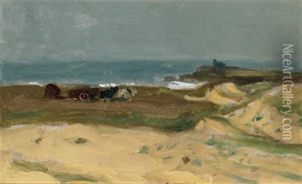 Sand Dunes Near St. Malo, Brittany Oil Painting - James Wilson Morrice