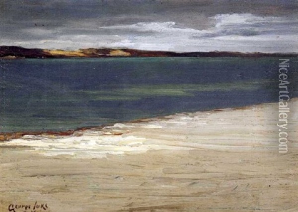 Coastal Maine Oil Painting - George Benjamin Luks