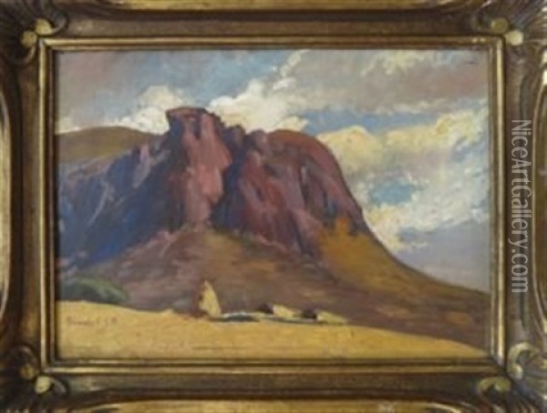 Mont Gozzi Oil Painting - Jean Baptiste Bassoul