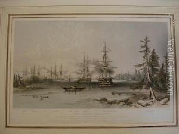 The Aland Islands Oil Painting - Sir Oswald Walter Brierly