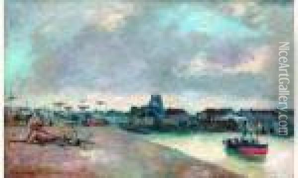  Dieppe, 1882  Oil Painting - Albert Lebourg