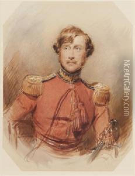 Captain Fletcher Oil Painting - George Richmond