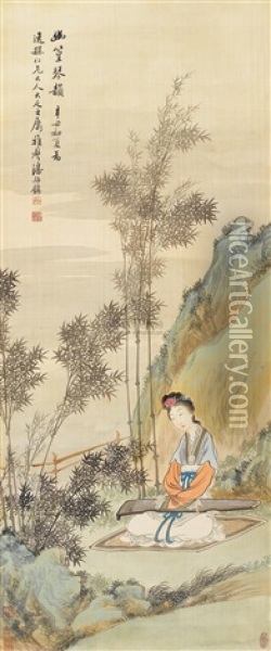 Lady Oil Painting -  Pan Zhenyong