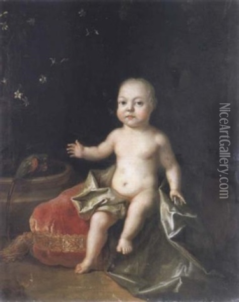 Portrait Du Marquis De Brancas, Enfant Oil Painting - Jean-Baptiste Oudry