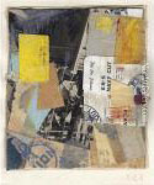 Untitled (c.28) Oil Painting - Kurt Schwitters
