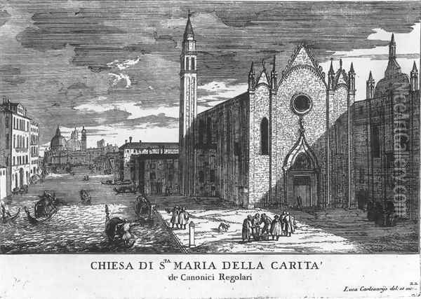Santa Maria della Carità 1703 Oil Painting - Luca Carlevaris