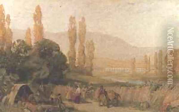 Algeciras Oil Painting - Sir Alfred East