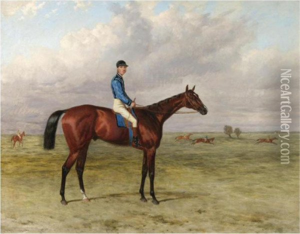 The Marquess Of Hasting's Bay Colt 
Lecturer Oil Painting - Harry Hall