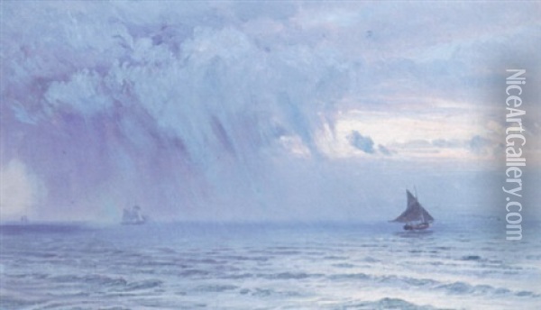 Squally Weather Oil Painting - Henry Moore