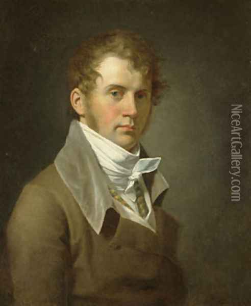 Portrait of the Artist I Oil Painting - John Vanderlyn