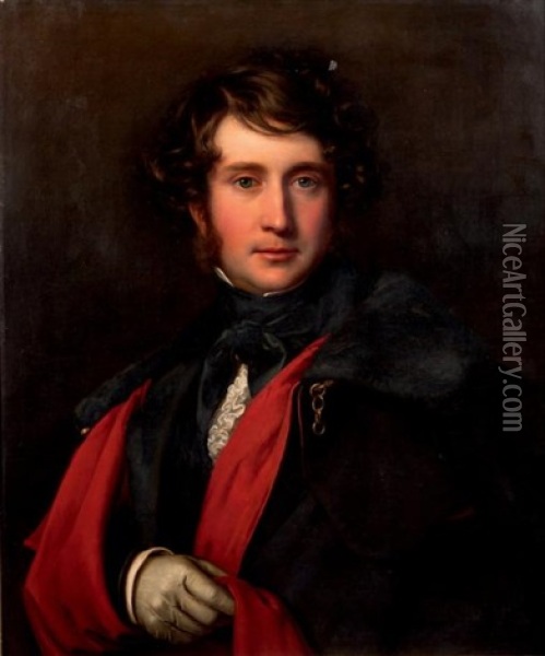 Portrait Du Duc De Montpensier Oil Painting - Jean-Auguste-Dominique Ingres