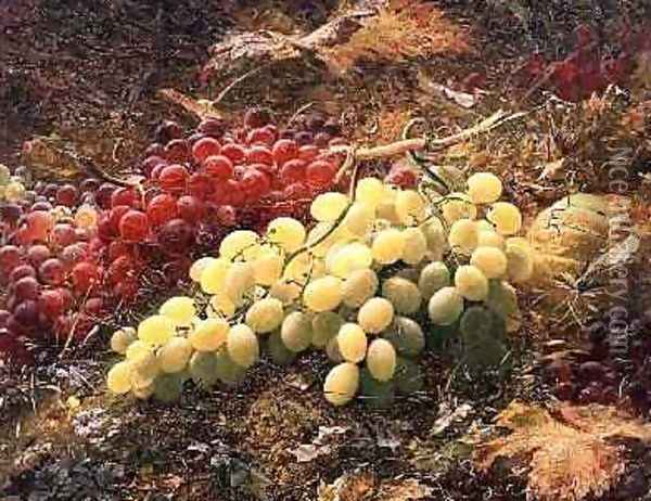 Grapes Oil Painting - William Muckley