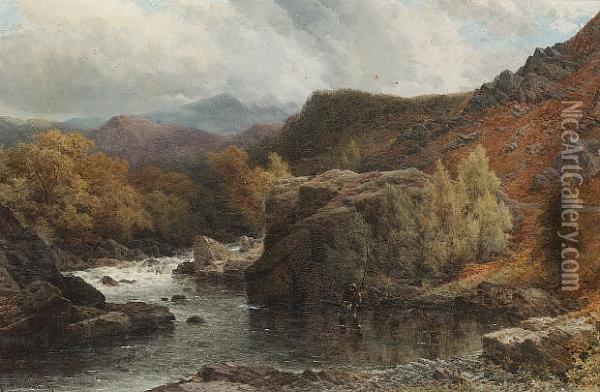 The Angler Oil Painting - John Brandon Smith