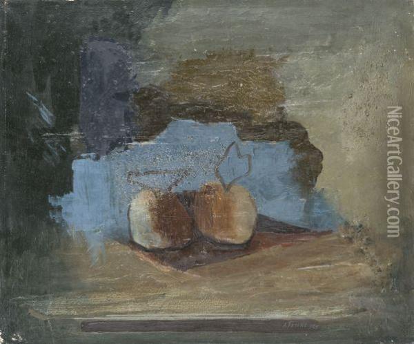 Nature Morte Aux Pommes Oil Painting - Alexandre Fasini