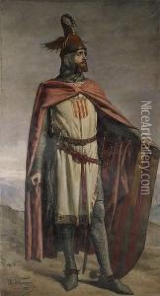 Jaime I El Conquistador Oil Painting - Ricardo Maria Navarette Y Fos