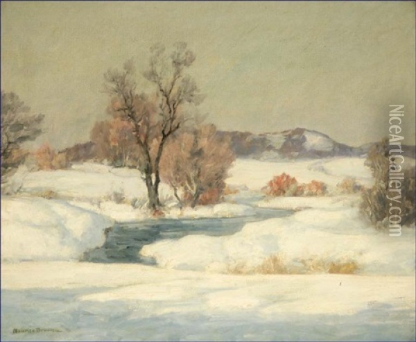 January Oil Painting - Maurice Braun