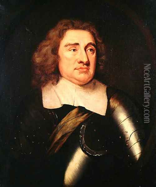 Portrait of George Monck, c.1660 Oil Painting - Samuel Cooper