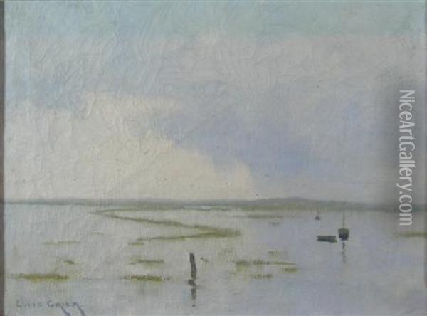 A Coastal Scene At Low Tide Oil Painting - Louis Monro Grier