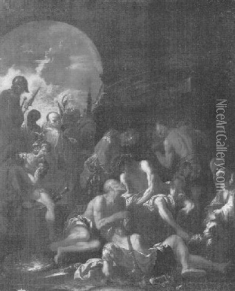 Verspottung Christi Oil Painting - Johann Carl Loth