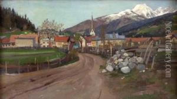 Mauthen Gailtal Oil Painting - Hans Sellenati