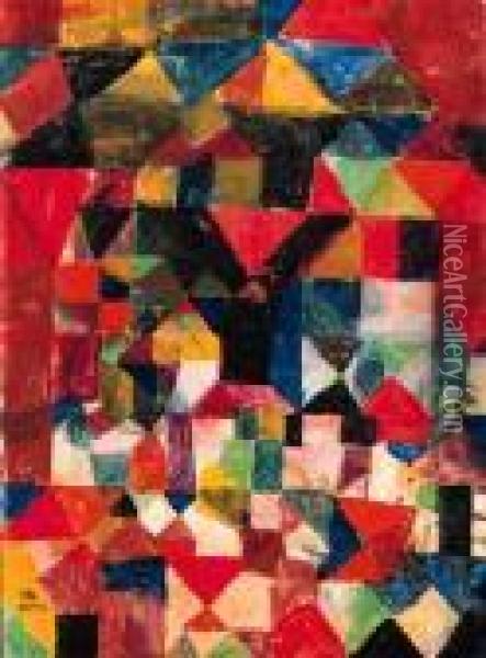 Stadtartiger Aufbau Oil Painting - Paul Klee