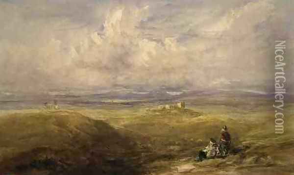 Lancaster Castle Oil Painting - David Cox