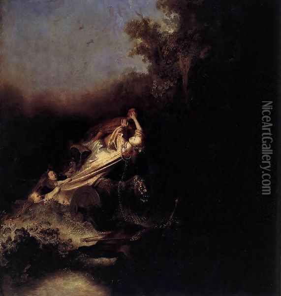 Rape of Proserpina Oil Painting - Rembrandt Van Rijn