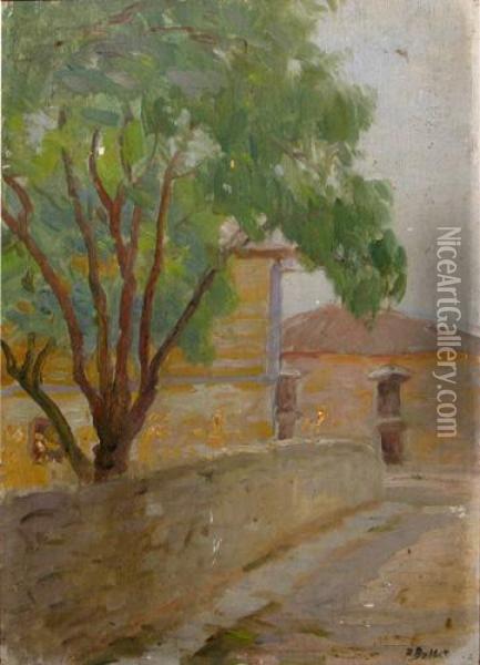 Strada Dobrogeana Oil Painting - Pierre Bellet