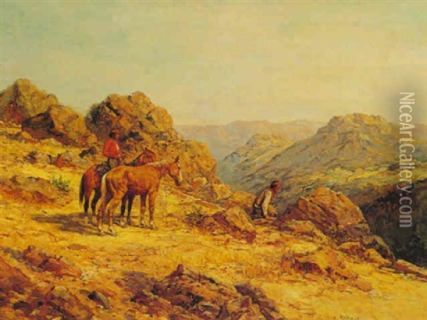 Indian Scouts Oil Painting - Henry Raschen