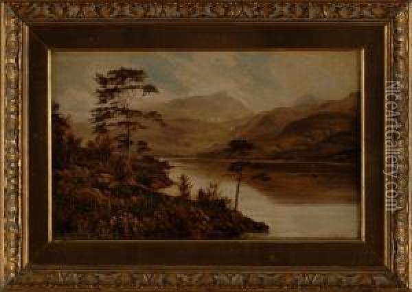 Loch Maree Oil Painting - Theodore Hines