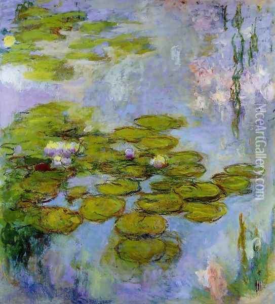 Water-Lilies 38 Oil Painting - Claude Oscar Monet
