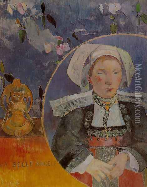 The Beautiful Angele Oil Painting - Paul Gauguin