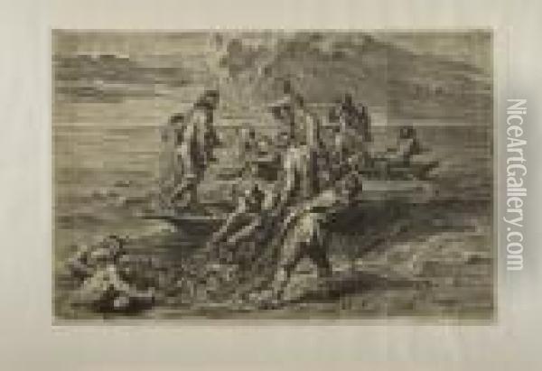 La Pesca Miracolosa Oil Painting - Peter Paul Rubens