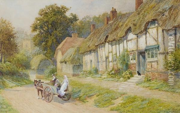 Going To Town Oil Painting - Arthur Claude Strachan