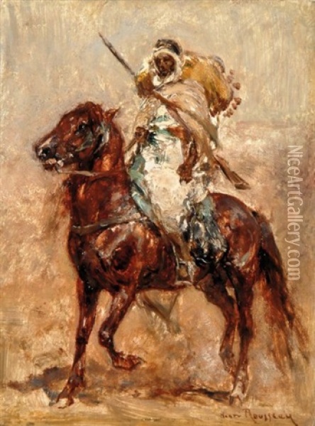 Cavalier De L'atlas Oil Painting - Henri Emilien Rousseau
