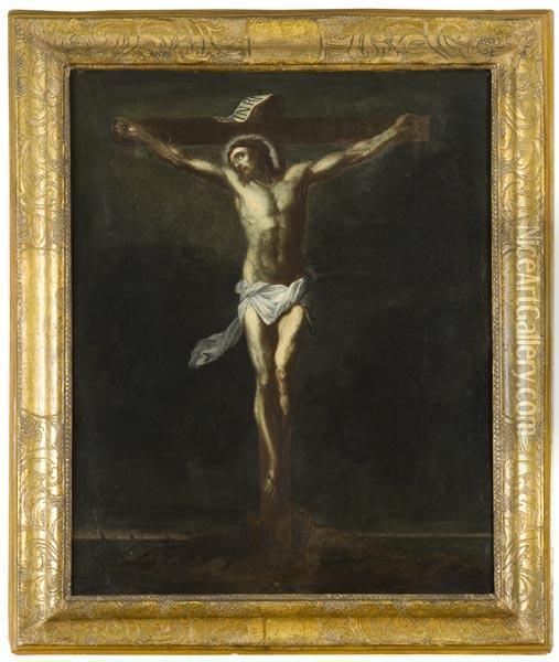 Cristo Crocifisso Oil Painting - Sebastiano Conca