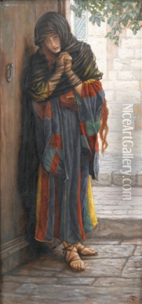 La Madeleine Repentante Oil Painting - James Jacques Joseph Tissot