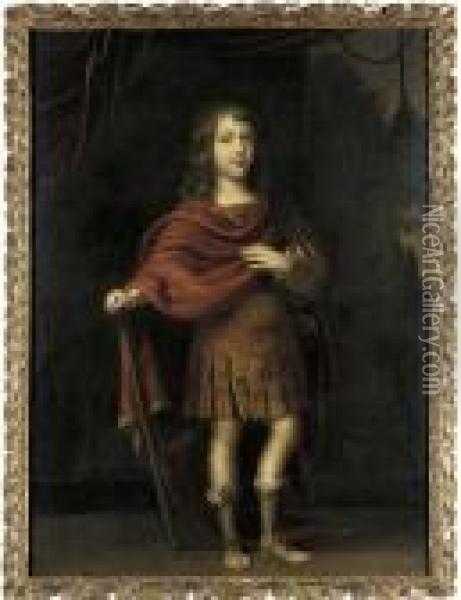 Portrait Of A Boy Oil Painting - Henri Gascard